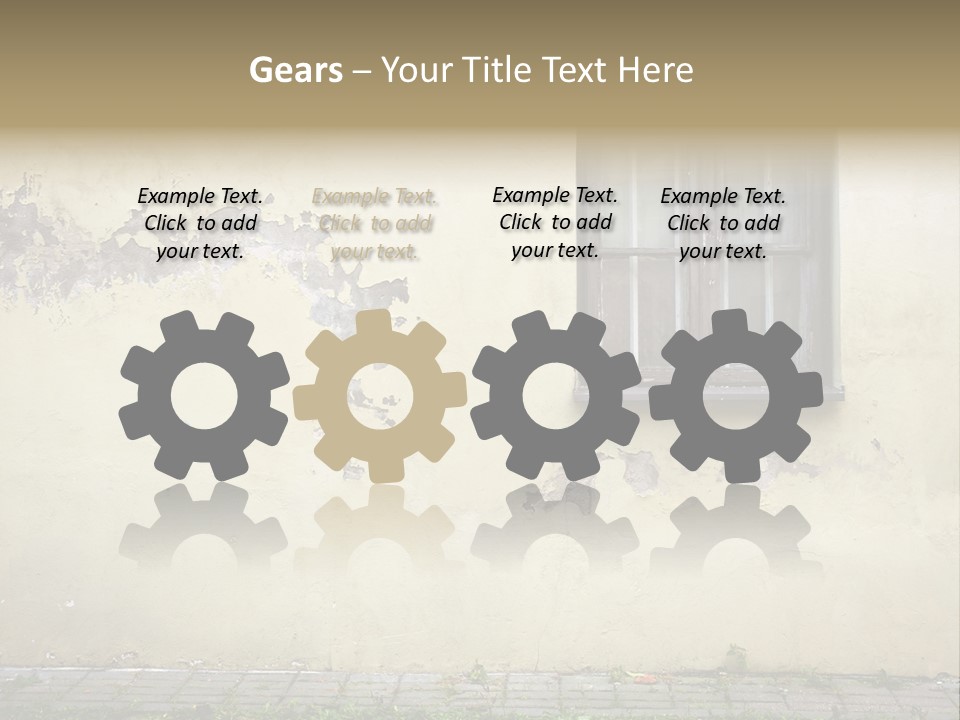 Ruined Damaged Rough PowerPoint Template