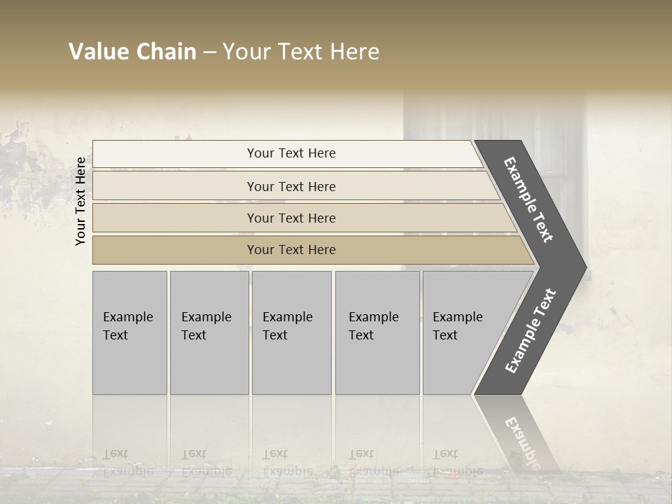 Ruined Damaged Rough PowerPoint Template