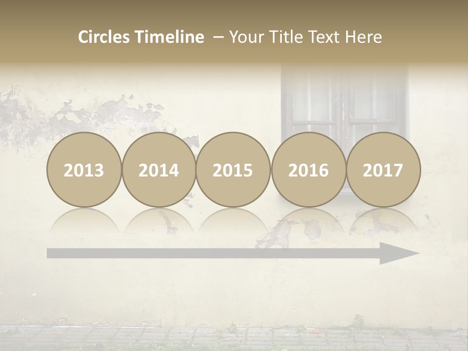 Ruined Damaged Rough PowerPoint Template