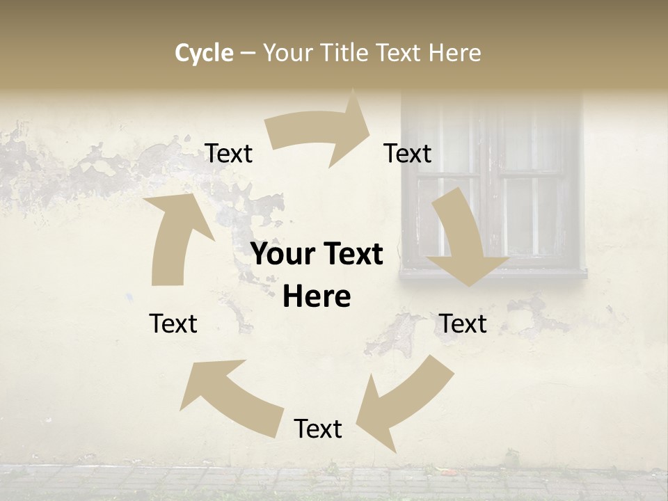 Ruined Damaged Rough PowerPoint Template