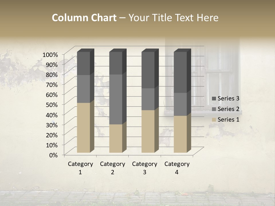 Ruined Damaged Rough PowerPoint Template
