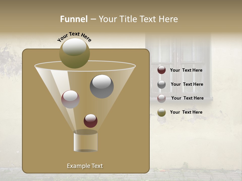 Ruined Damaged Rough PowerPoint Template