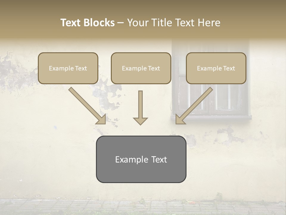 Ruined Damaged Rough PowerPoint Template
