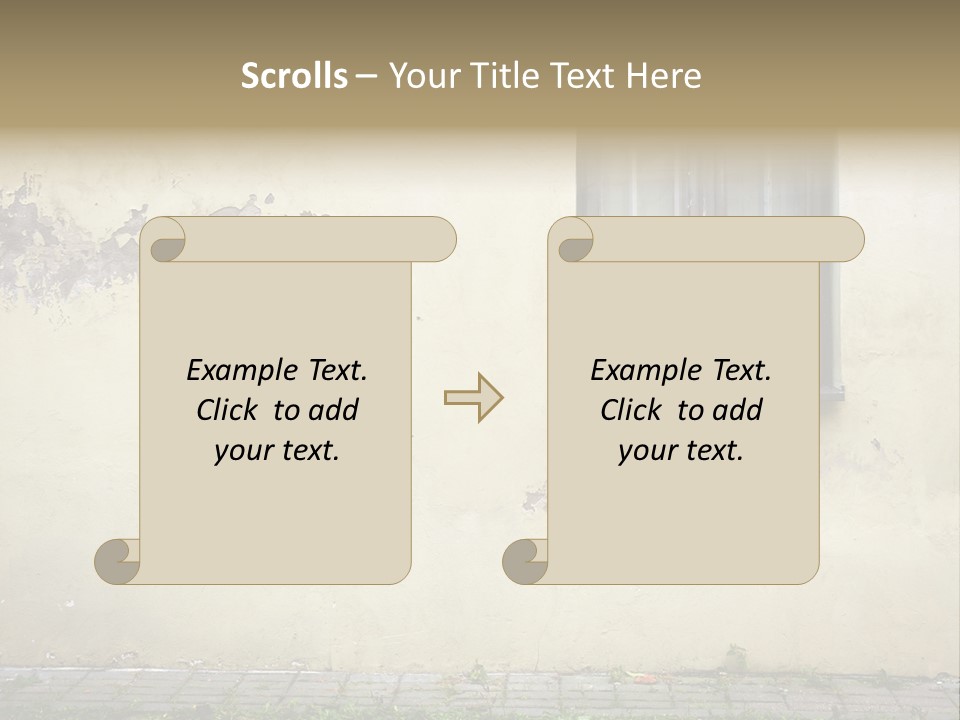 Ruined Damaged Rough PowerPoint Template