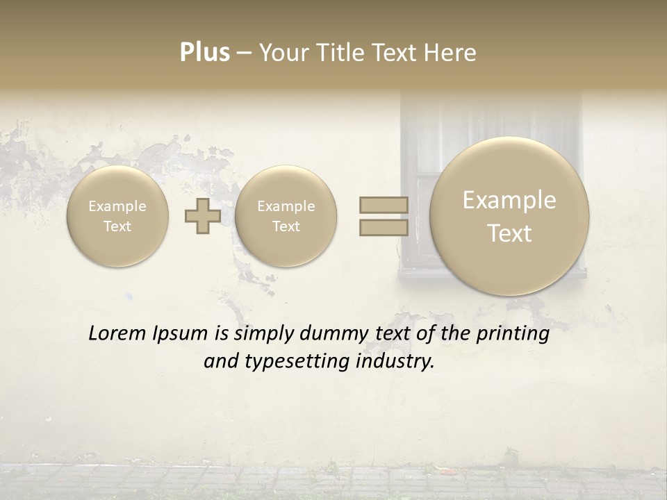 Ruined Damaged Rough PowerPoint Template