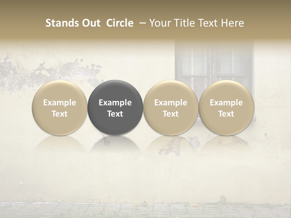 Ruined Damaged Rough PowerPoint Template