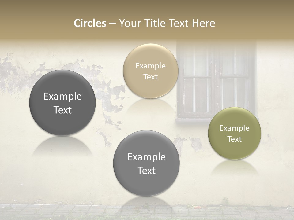 Ruined Damaged Rough PowerPoint Template