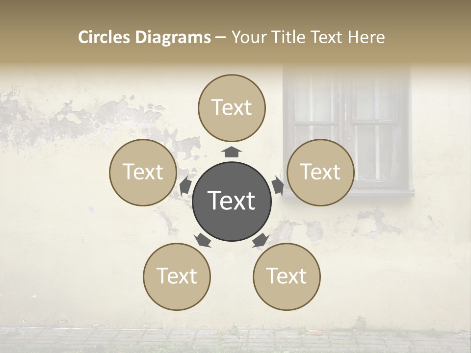 Ruined Damaged Rough PowerPoint Template