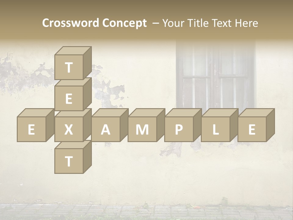 Ruined Damaged Rough PowerPoint Template