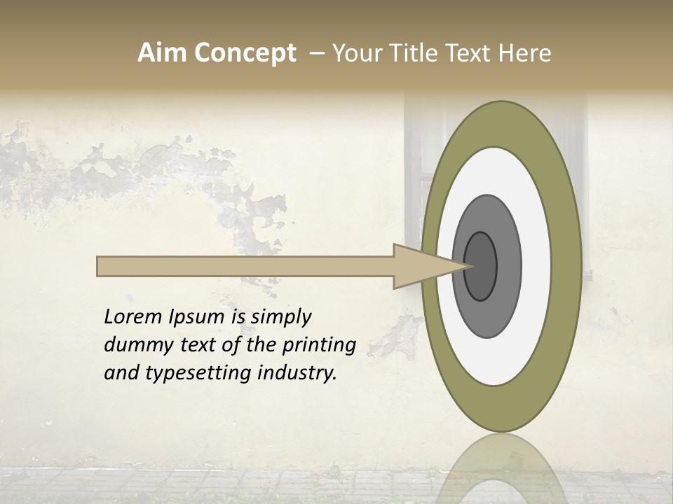 Ruined Damaged Rough PowerPoint Template