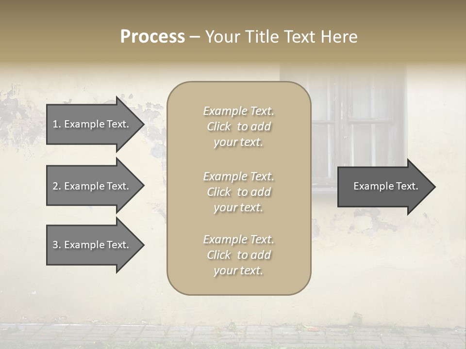 Ruined Damaged Rough PowerPoint Template