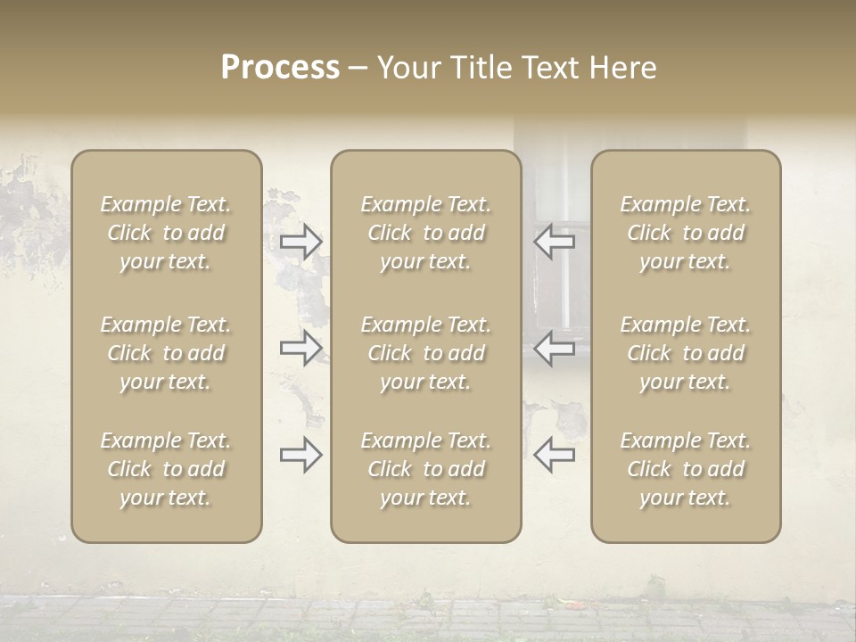Ruined Damaged Rough PowerPoint Template
