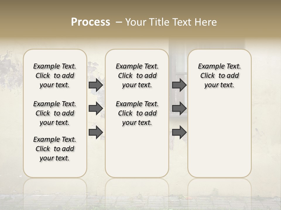 Ruined Damaged Rough PowerPoint Template