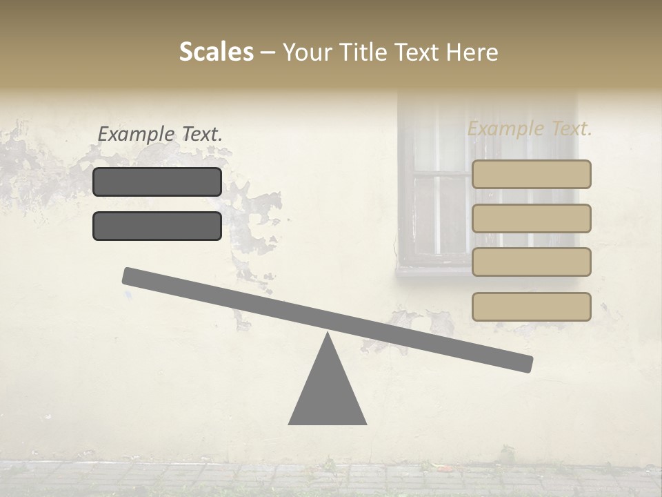 Ruined Damaged Rough PowerPoint Template