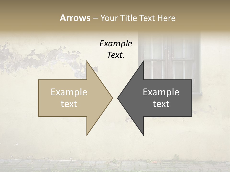 Ruined Damaged Rough PowerPoint Template