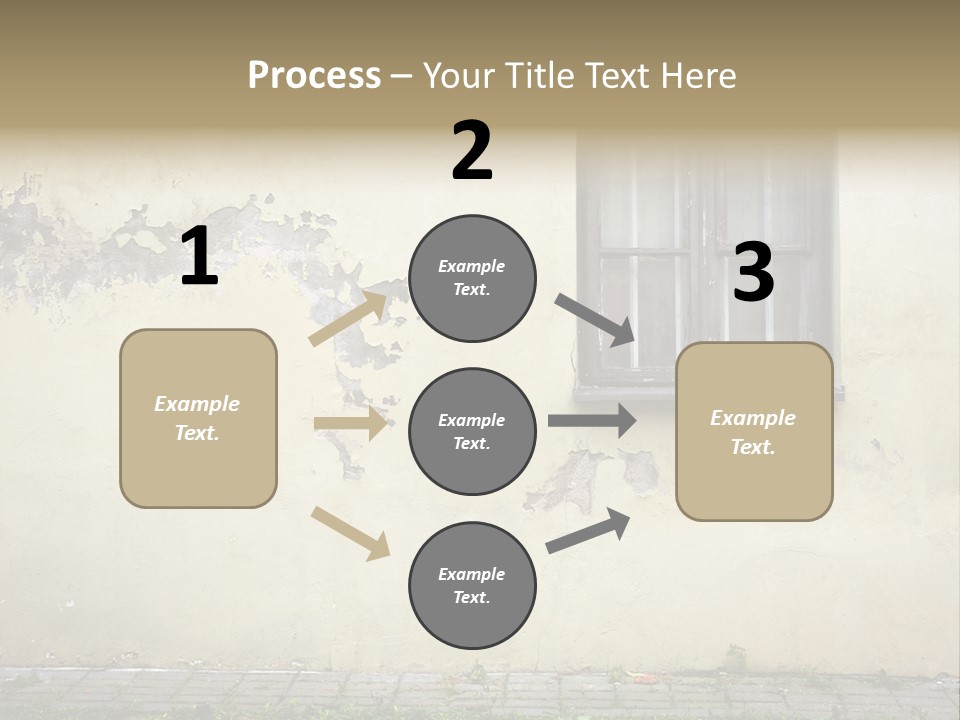 Ruined Damaged Rough PowerPoint Template