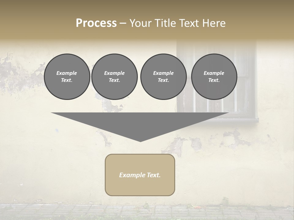 Ruined Damaged Rough PowerPoint Template