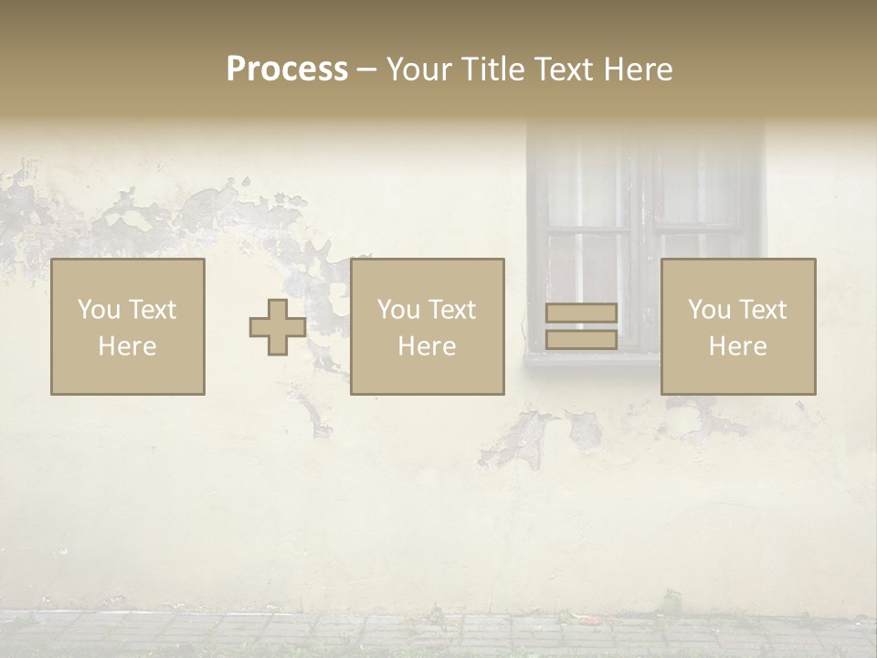 Ruined Damaged Rough PowerPoint Template