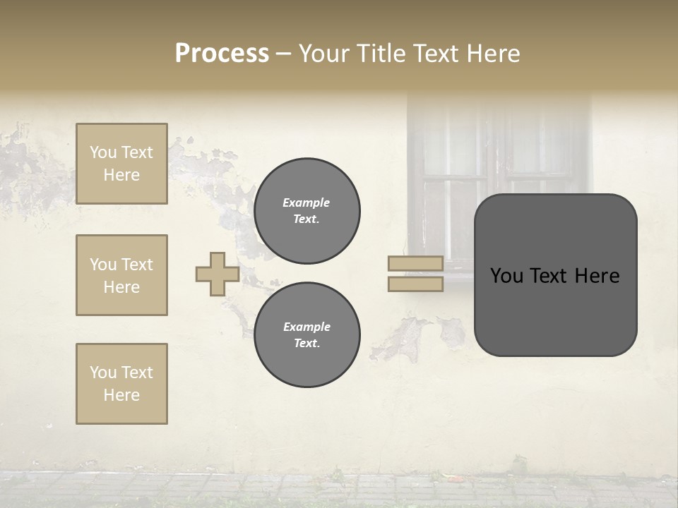 Ruined Damaged Rough PowerPoint Template