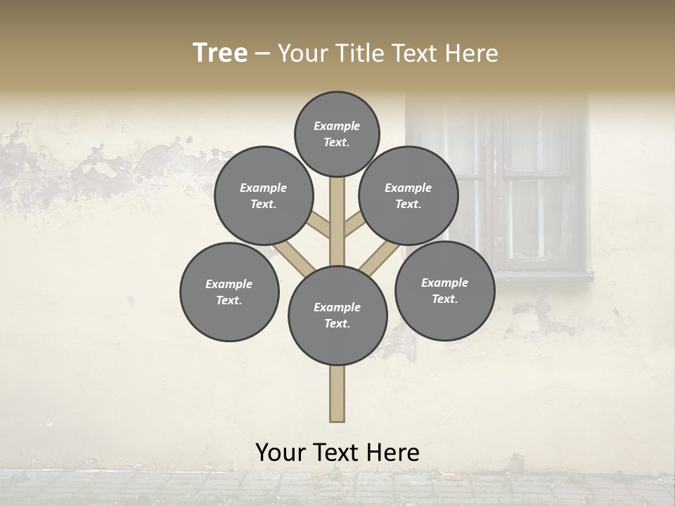 Ruined Damaged Rough PowerPoint Template