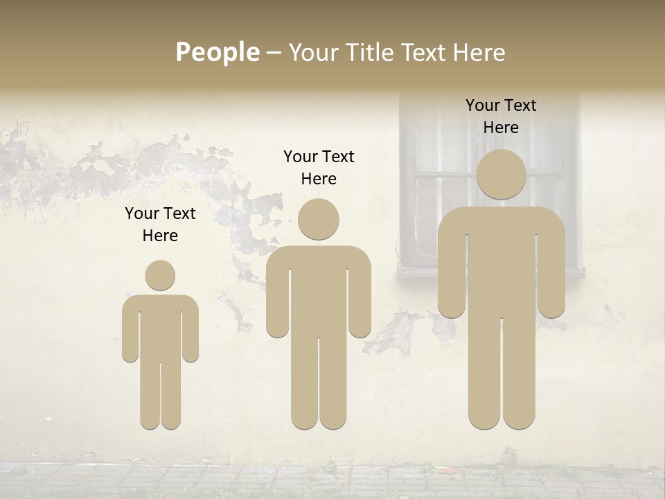 Ruined Damaged Rough PowerPoint Template