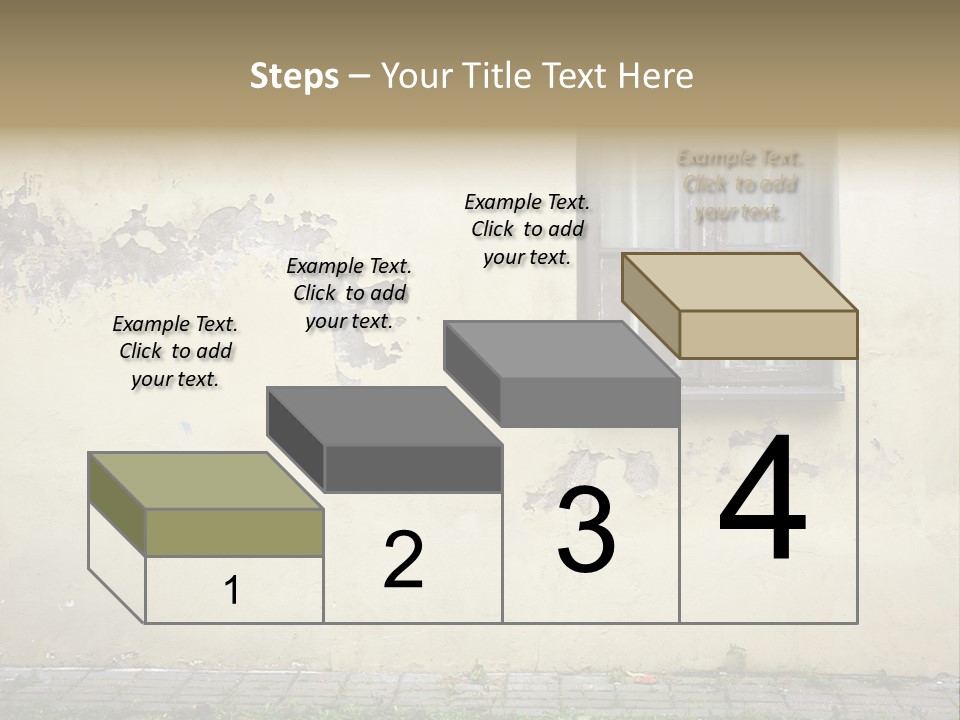 Ruined Damaged Rough PowerPoint Template