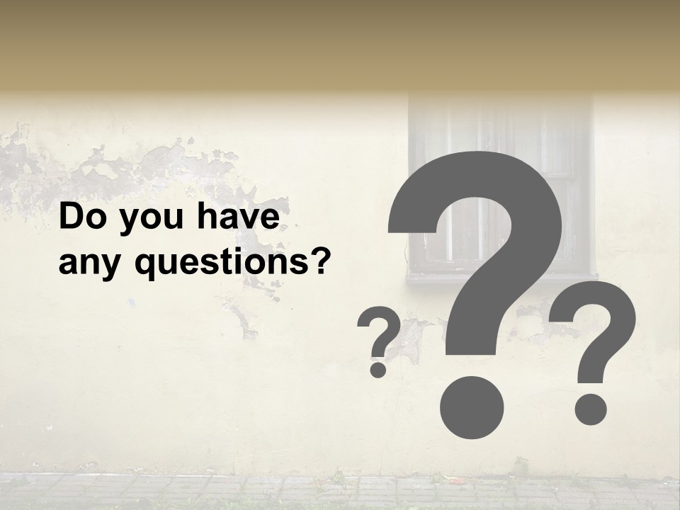 Ruined Damaged Rough PowerPoint Template