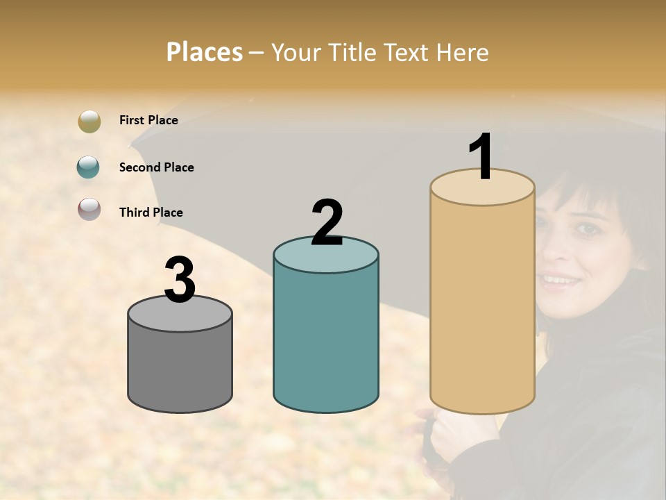 Friendly Caucasian Leaves PowerPoint Template