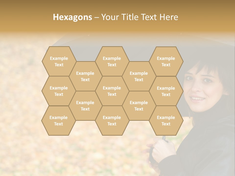 Friendly Caucasian Leaves PowerPoint Template