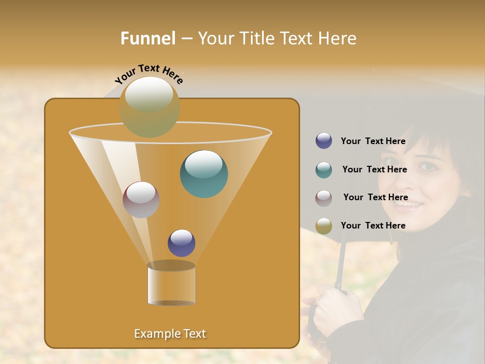 Friendly Caucasian Leaves PowerPoint Template