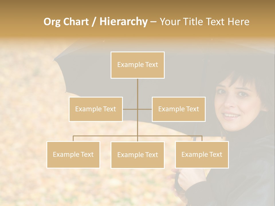 Friendly Caucasian Leaves PowerPoint Template