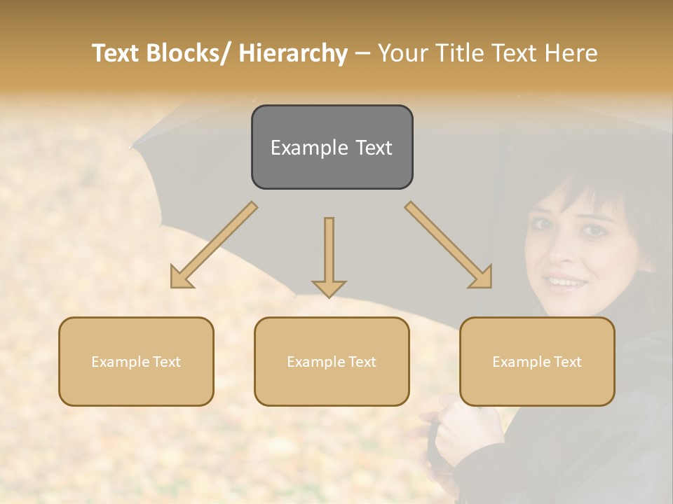 Friendly Caucasian Leaves PowerPoint Template