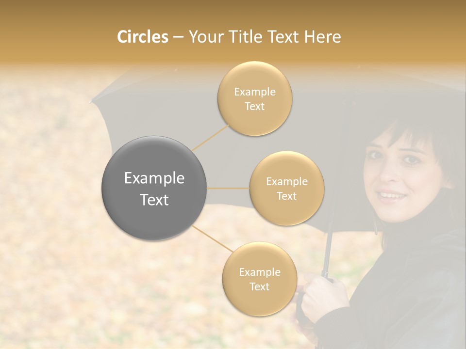 Friendly Caucasian Leaves PowerPoint Template