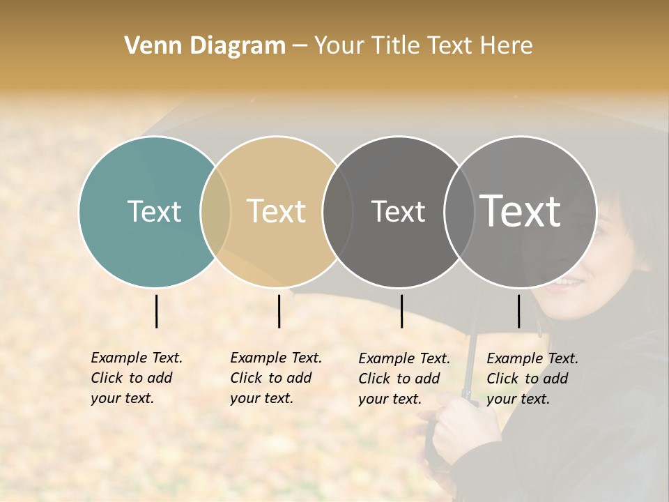 Friendly Caucasian Leaves PowerPoint Template