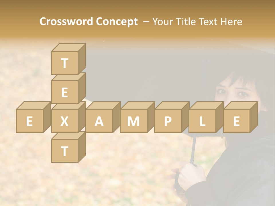 Friendly Caucasian Leaves PowerPoint Template