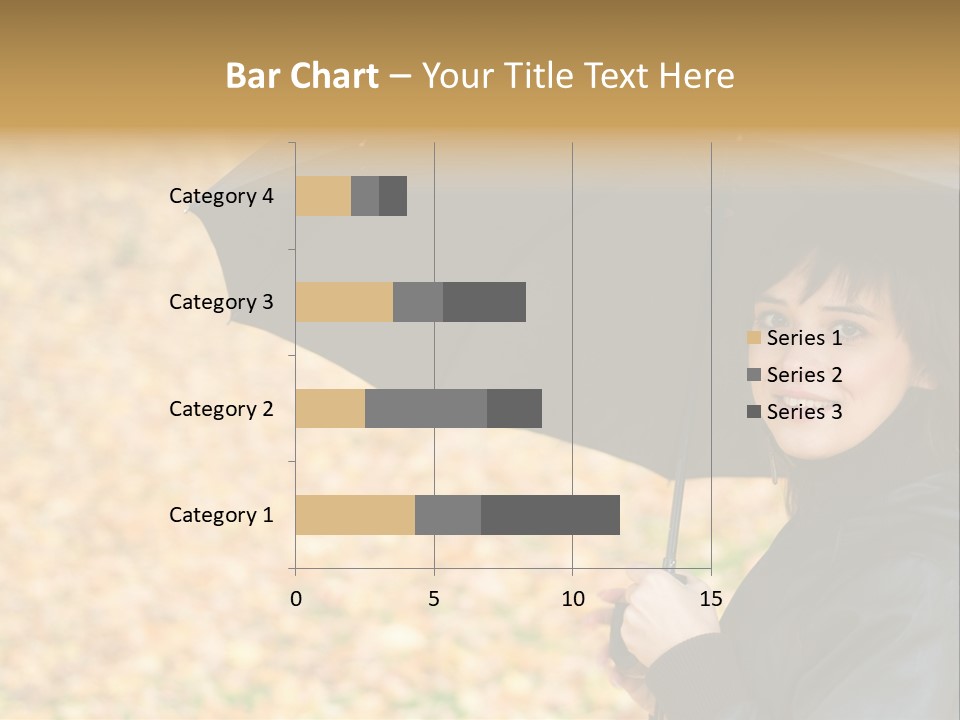Friendly Caucasian Leaves PowerPoint Template