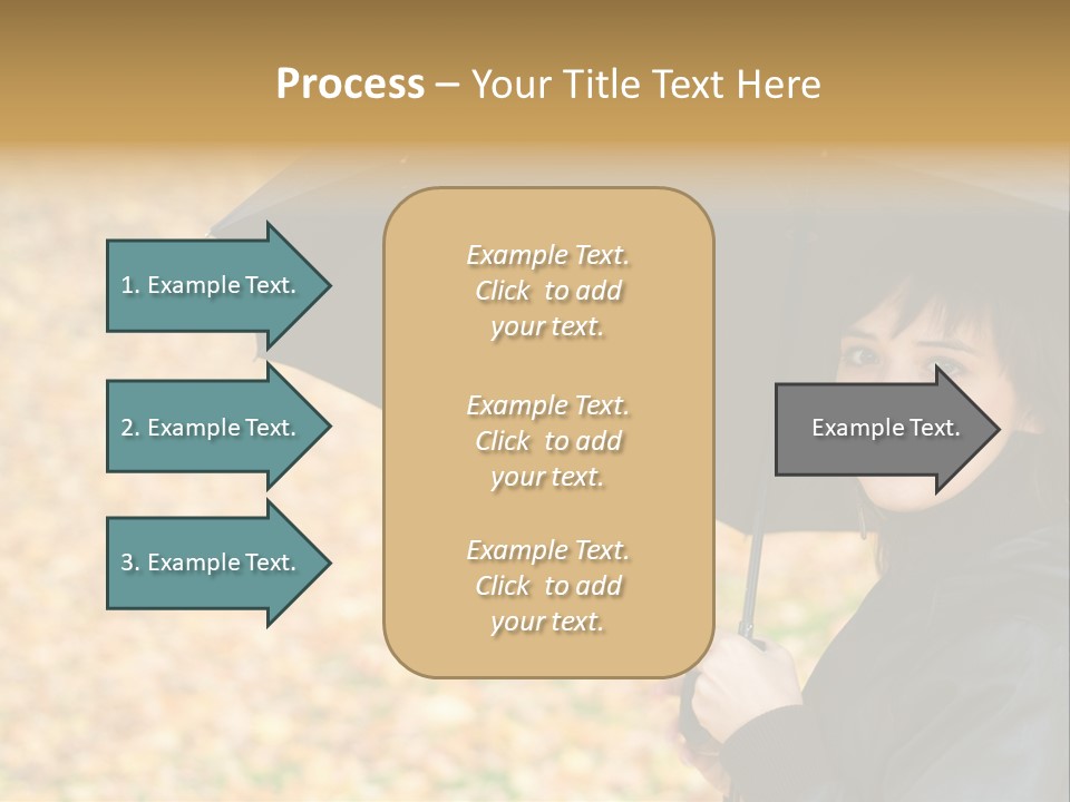 Friendly Caucasian Leaves PowerPoint Template