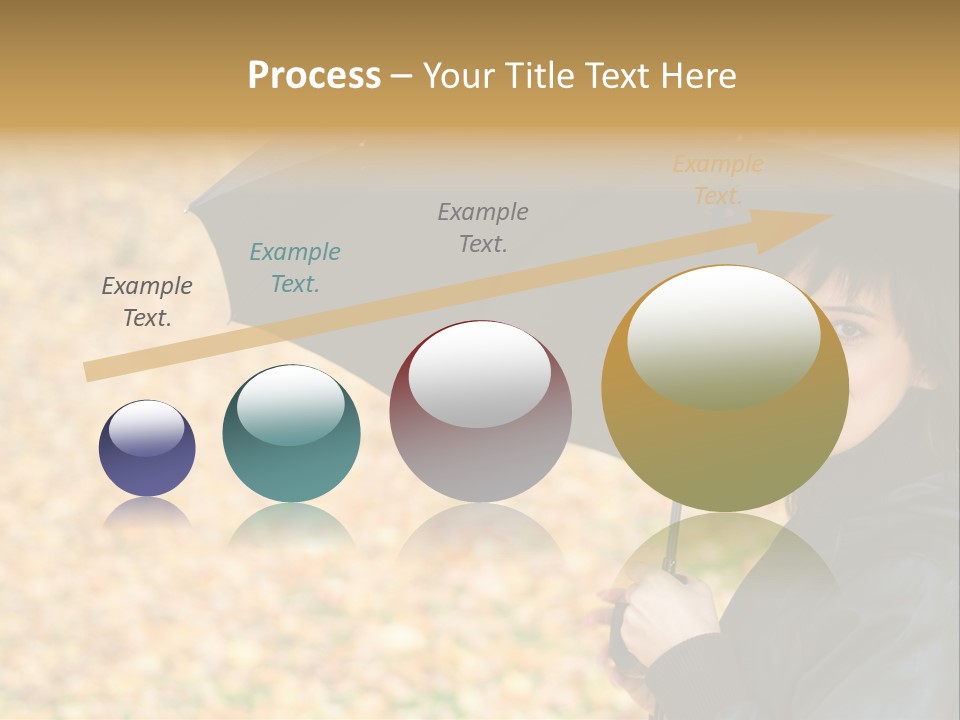 Friendly Caucasian Leaves PowerPoint Template