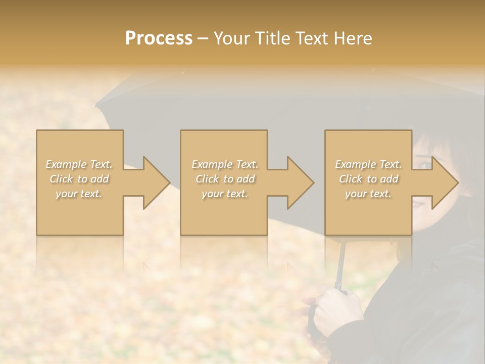 Friendly Caucasian Leaves PowerPoint Template