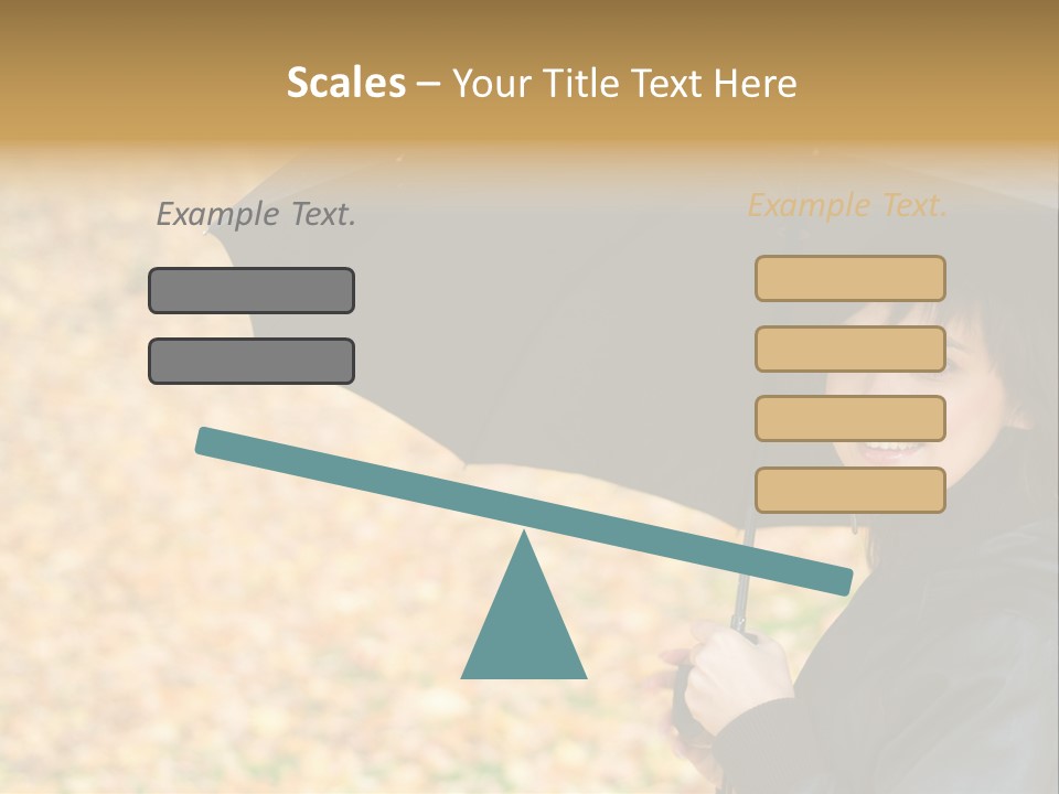 Friendly Caucasian Leaves PowerPoint Template
