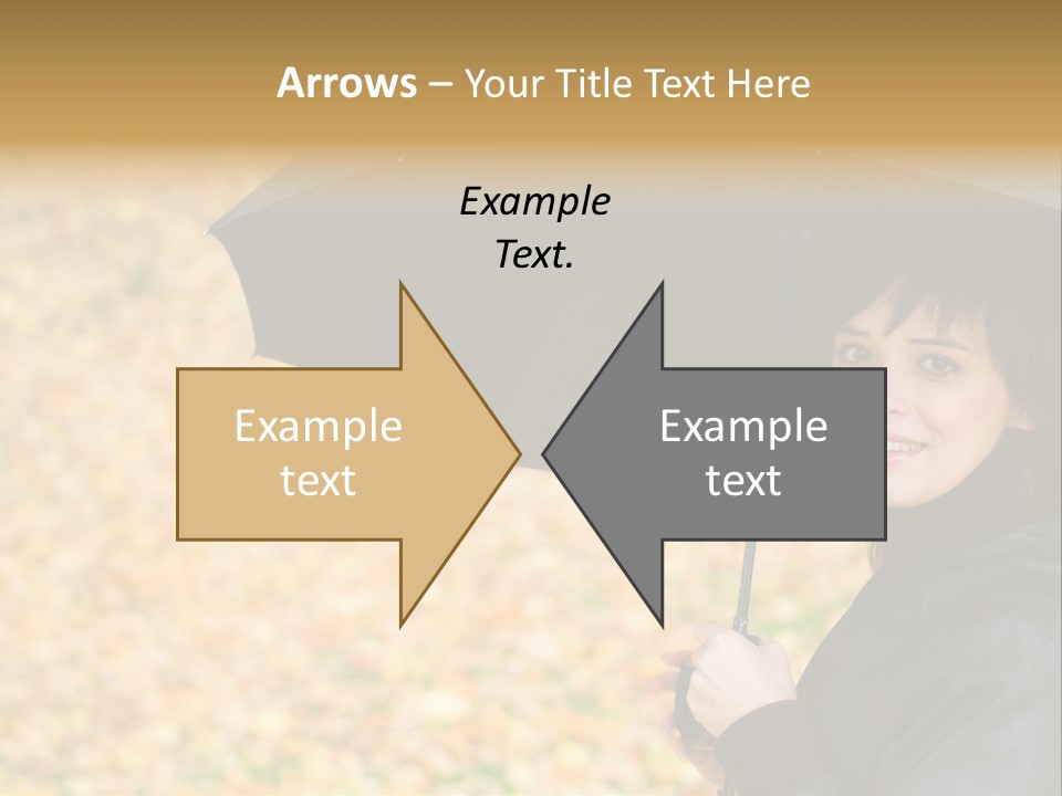 Friendly Caucasian Leaves PowerPoint Template