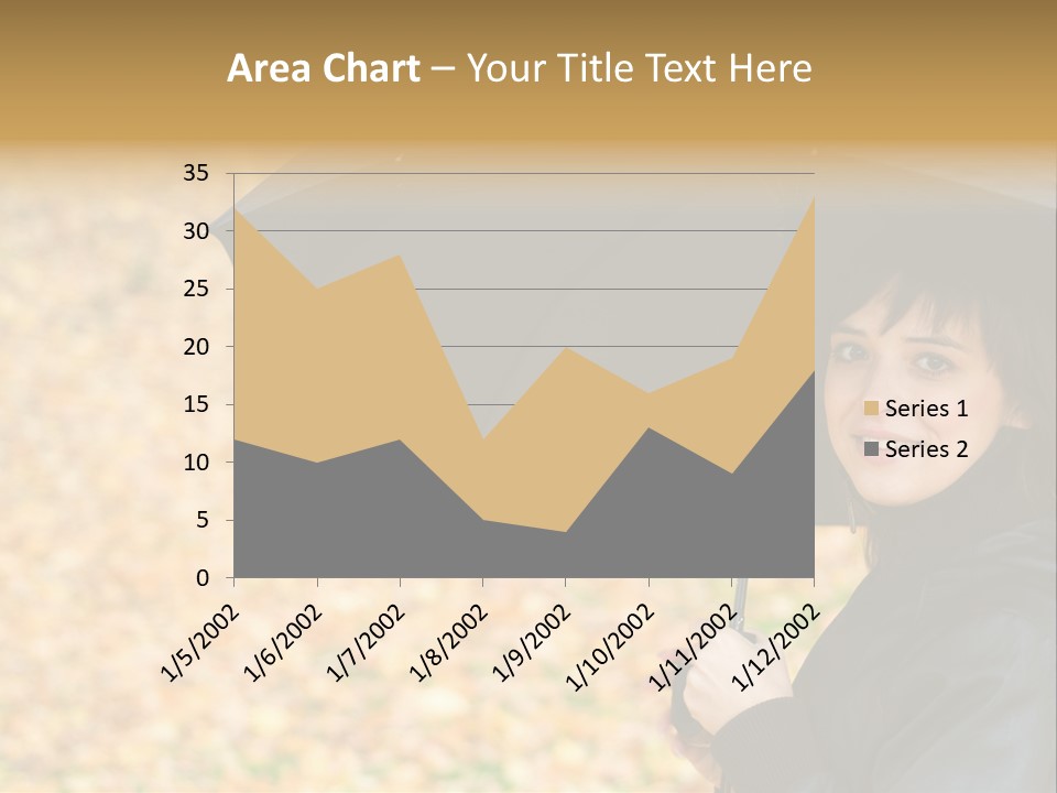 Friendly Caucasian Leaves PowerPoint Template