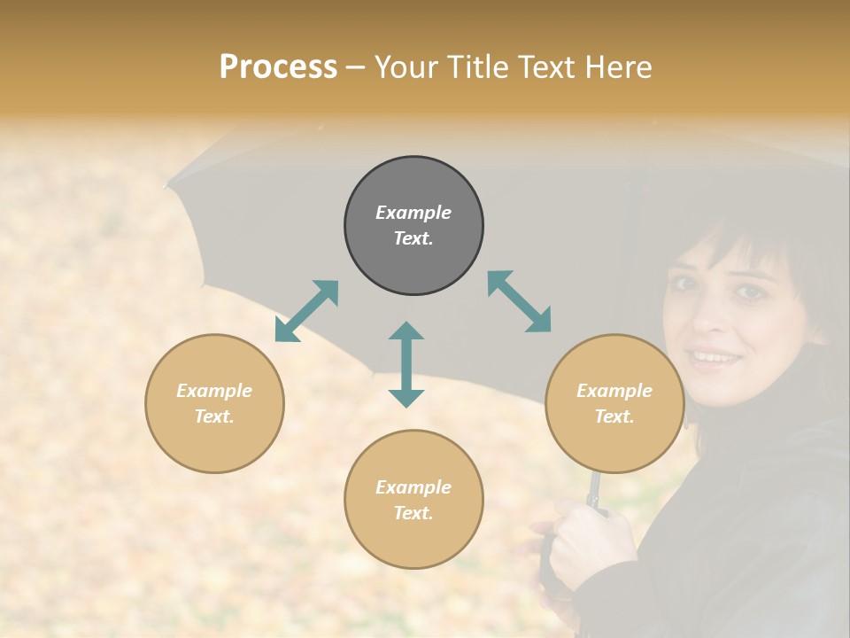 Friendly Caucasian Leaves PowerPoint Template