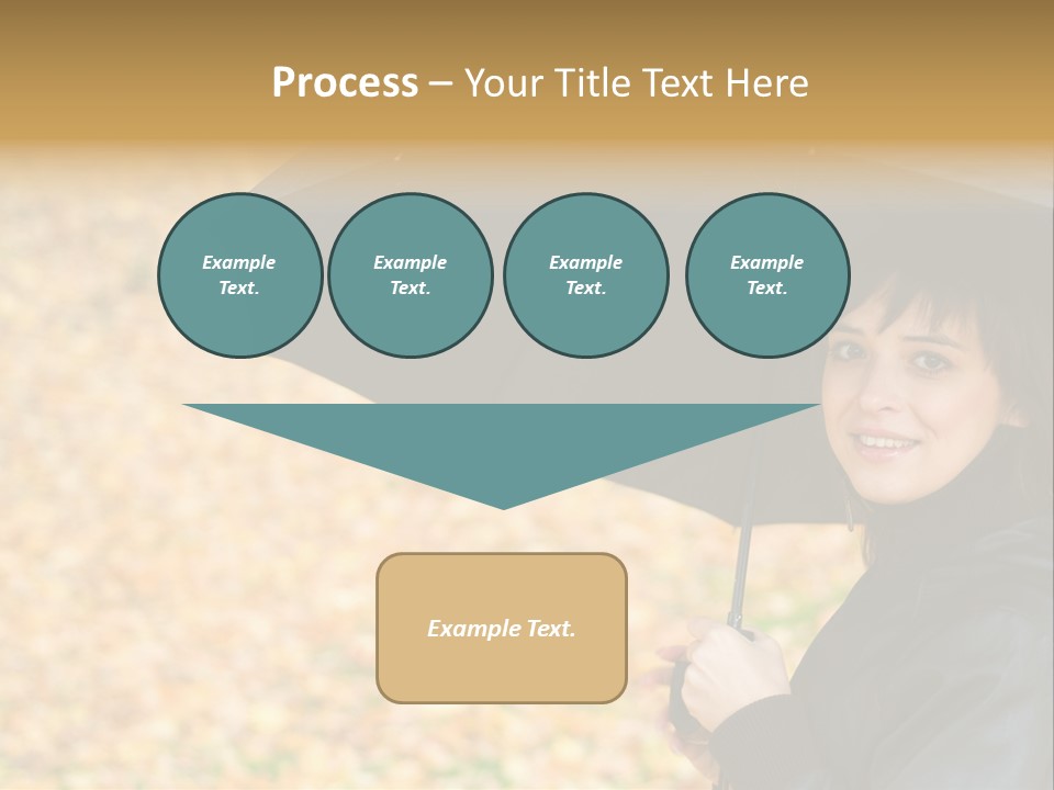 Friendly Caucasian Leaves PowerPoint Template