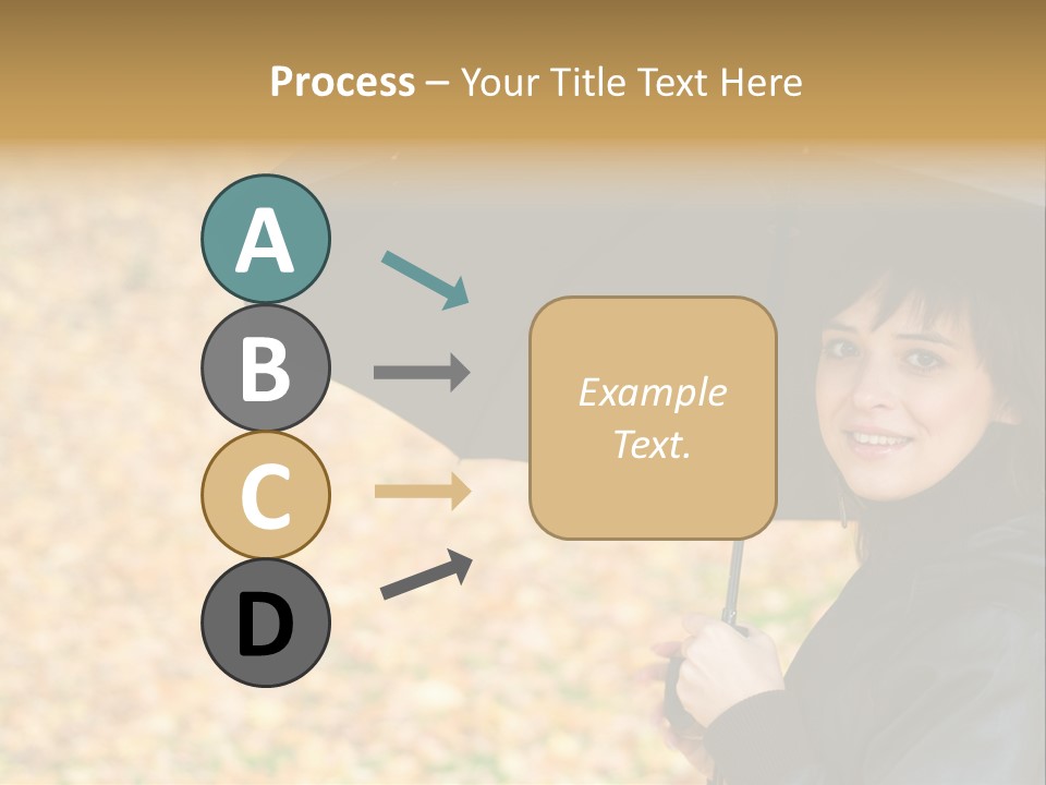 Friendly Caucasian Leaves PowerPoint Template