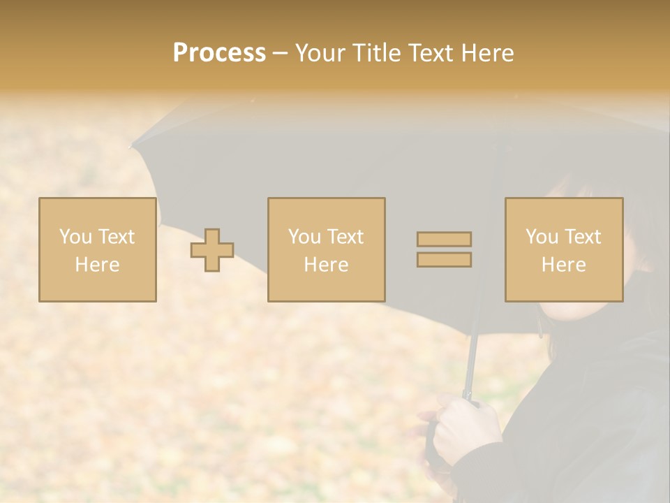 Friendly Caucasian Leaves PowerPoint Template