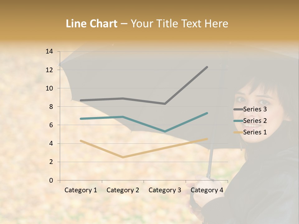 Friendly Caucasian Leaves PowerPoint Template