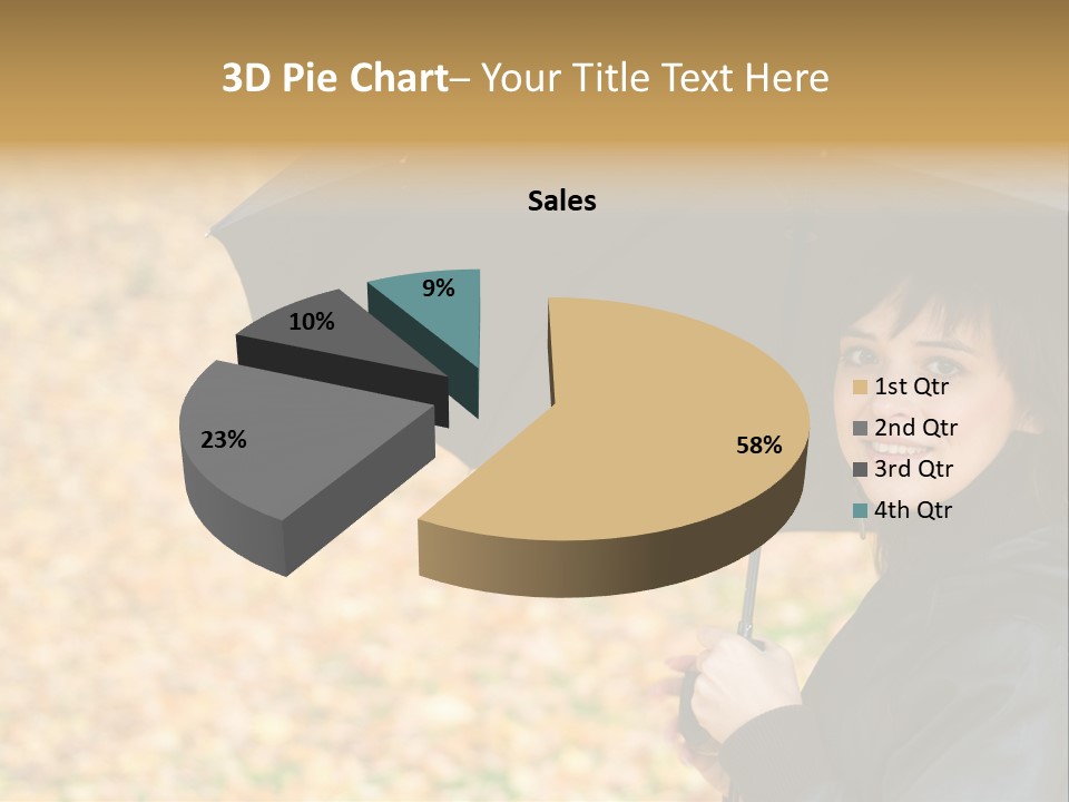 Friendly Caucasian Leaves PowerPoint Template