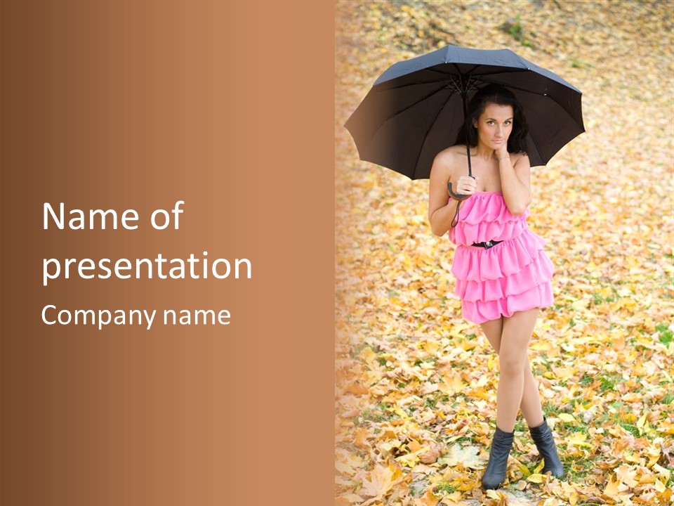 Pink Fashionable Smart PowerPoint Template