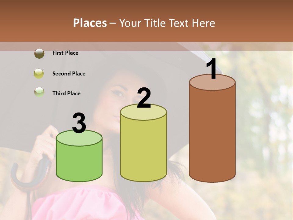Model Pink Attractive PowerPoint Template